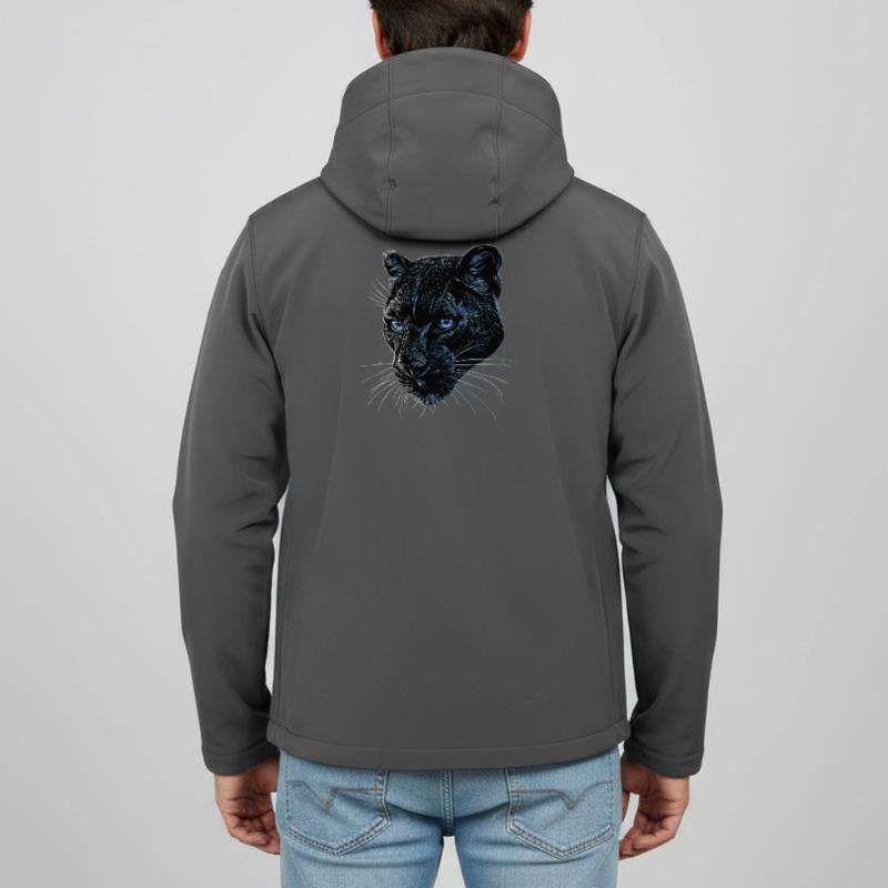 Panthère Léopard Grand Chat Mignon Gros Chat Panter Veste softshell homme en polyester recyclé Stanley/Stella