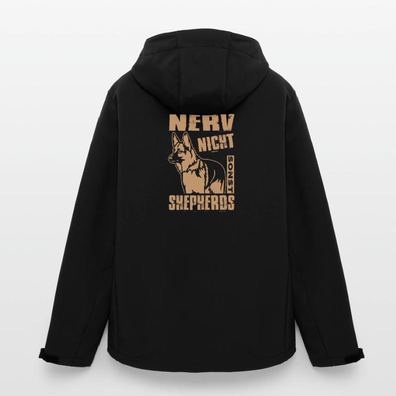 Schäferhund Geschenke Hund Herrchen Gassi Recycelte Männer Softshell-Jacke von Stanley/Stella
