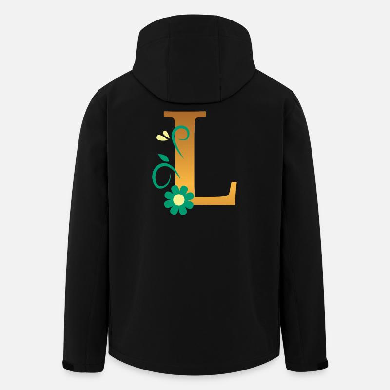 L - Men’s Recycled Softshell Jacket by Stanley/Stella - black