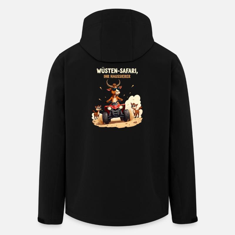 Deserts - Taurus - Men’s Recycled Softshell Jacket by Stanley/Stella - black