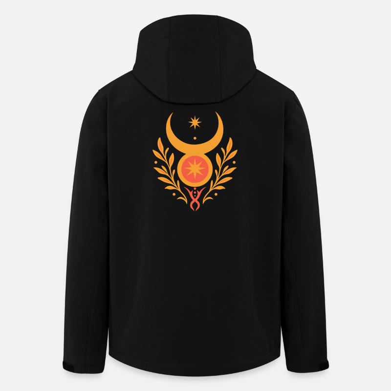 Mittsommer Sonnengott - Pagan & Wicca - Recycelte Männer Softshell-Jacke von Stanley/Stella - Schwarz
