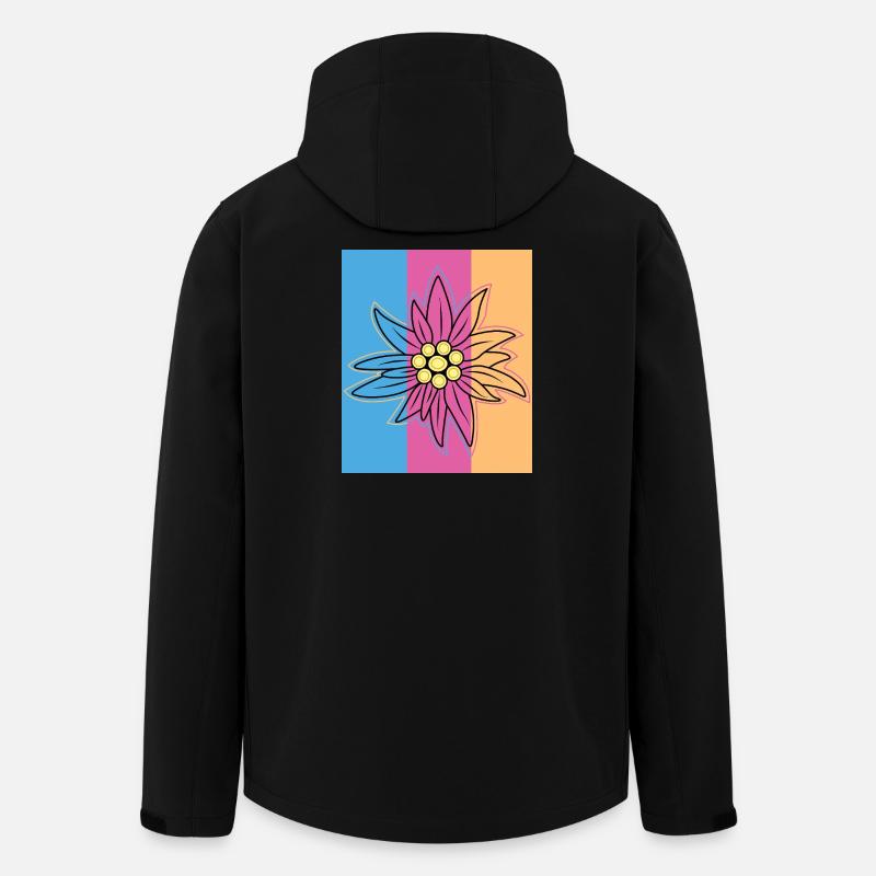 Edelweiss. - Men’s Recycled Softshell Jacket by Stanley/Stella - black