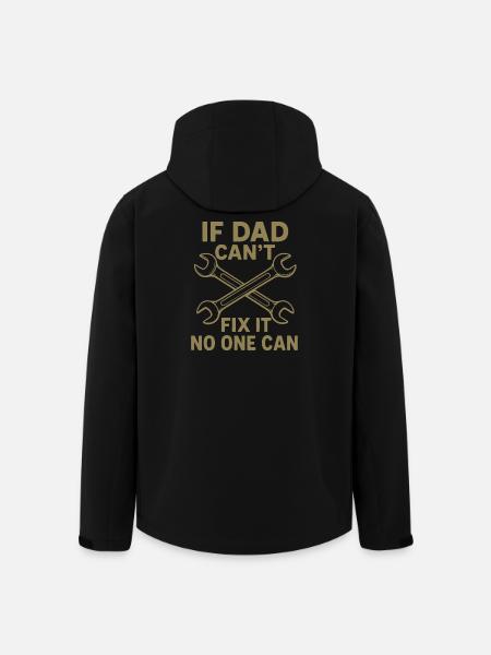 dad dad dad sayings handyman handyman - Men’s Recycled Softshell Jacket by Stanley/Stella - black