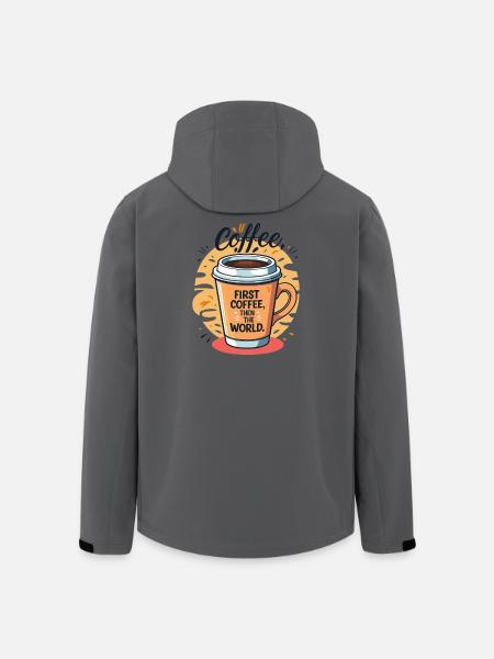 Motivational coffee mug with saying - Men’s Recycled Softshell Jacket by Stanley/Stella - black