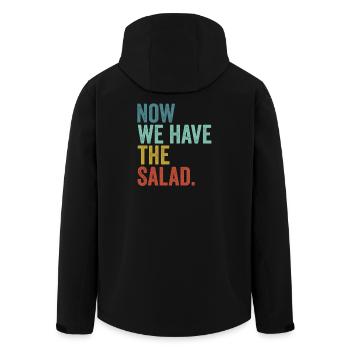 Denglisch Now We Have The Salad - Recycelte Männer Softshell-Jacke von Stanley/Stella - Schwarz - Hinten - AI Model Male 185 light (185cm)