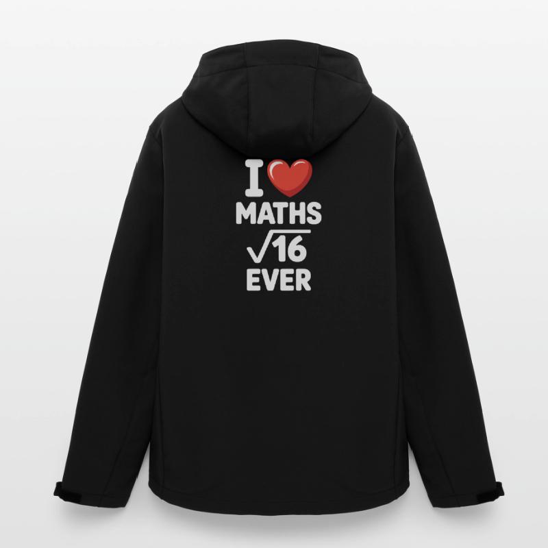 Math I Love Maths Math Nerd Math Teacher Men’s Recycled Softshell Jacket by Stanley/Stella
