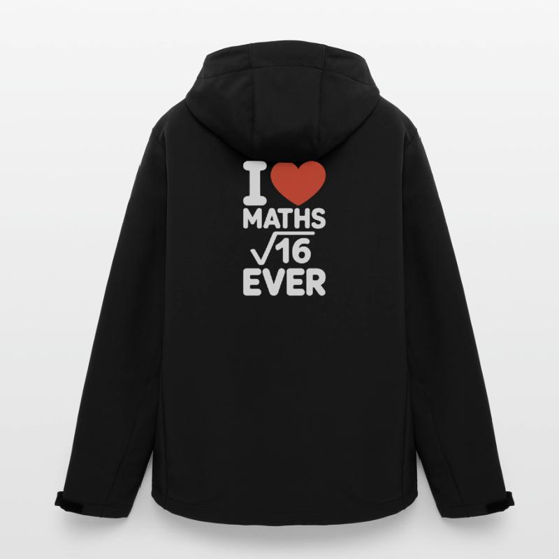 Math I Love Maths Math Nerd Math Teacher Men’s Recycled Softshell Jacket by Stanley/Stella