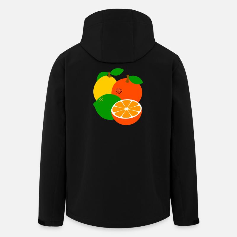 Fruit - Veste softshell homme en polyester recyclé Stanley/Stella - noir