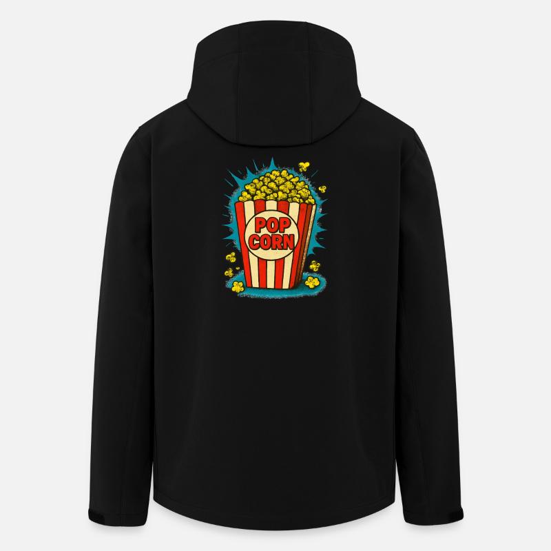 Popcorn - Recycelte Männer Softshell-Jacke von Stanley/Stella - Schwarz