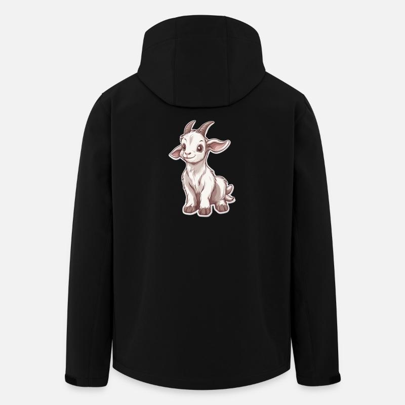 Goat - Men’s Recycled Softshell Jacket by Stanley/Stella - black