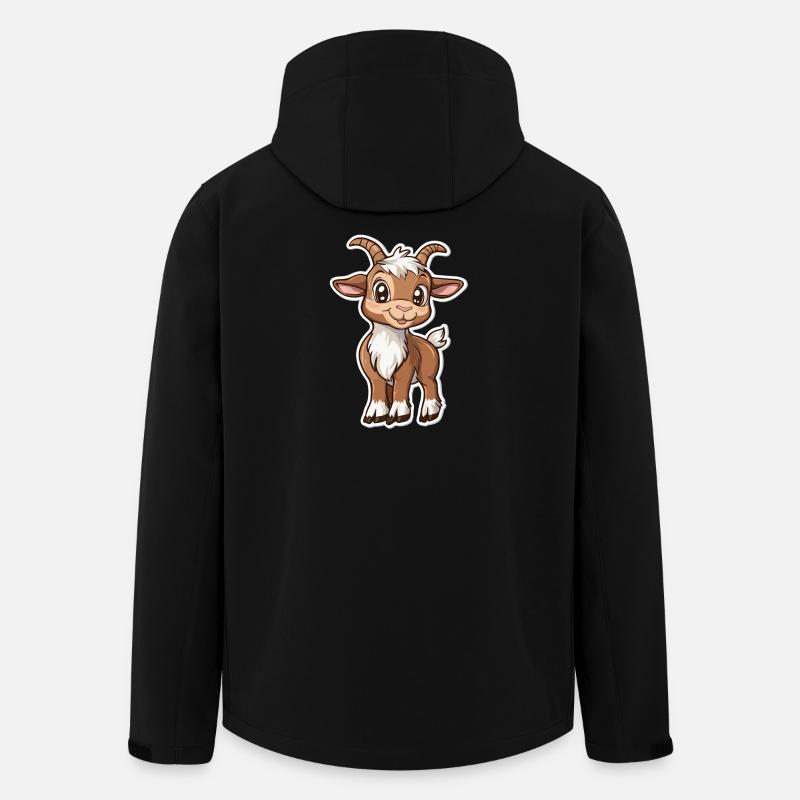 Goat - Men’s Recycled Softshell Jacket by Stanley/Stella - black