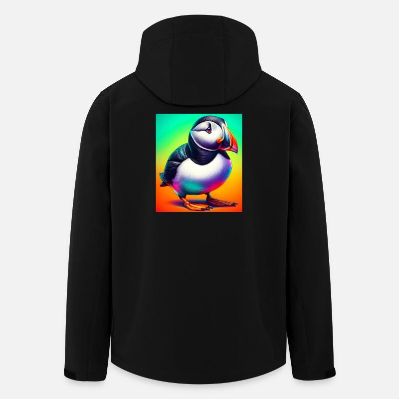 macareux - Veste softshell homme en polyester recyclé Stanley/Stella - noir