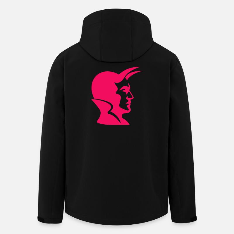 Devil Pop Art - Recycelte Männer Softshell-Jacke von Stanley/Stella - Schwarz
