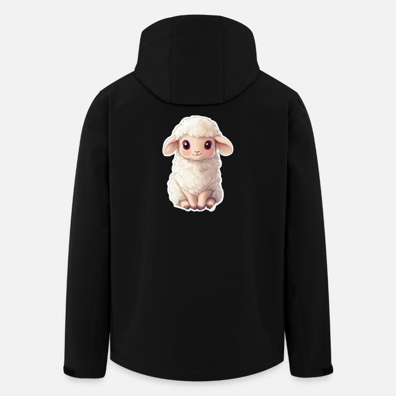 Schaf - Recycelte Männer Softshell-Jacke von Stanley/Stella - Schwarz