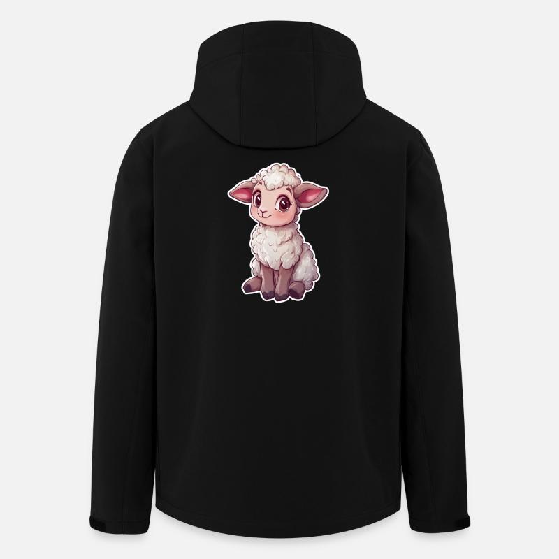 Sheep - Men’s Recycled Softshell Jacket by Stanley/Stella - black