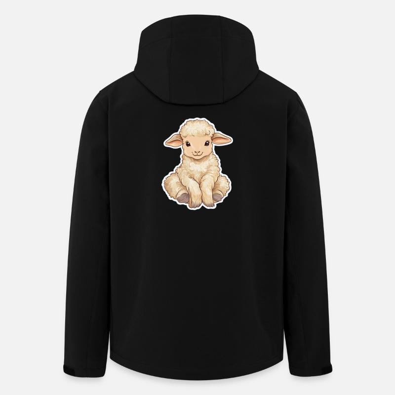 Sheep - Men’s Recycled Softshell Jacket by Stanley/Stella - black