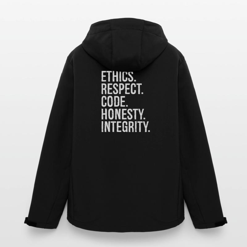 Éthique Respect Code Honnêteté Intégrité Veste softshell homme en polyester recyclé Stanley/Stella