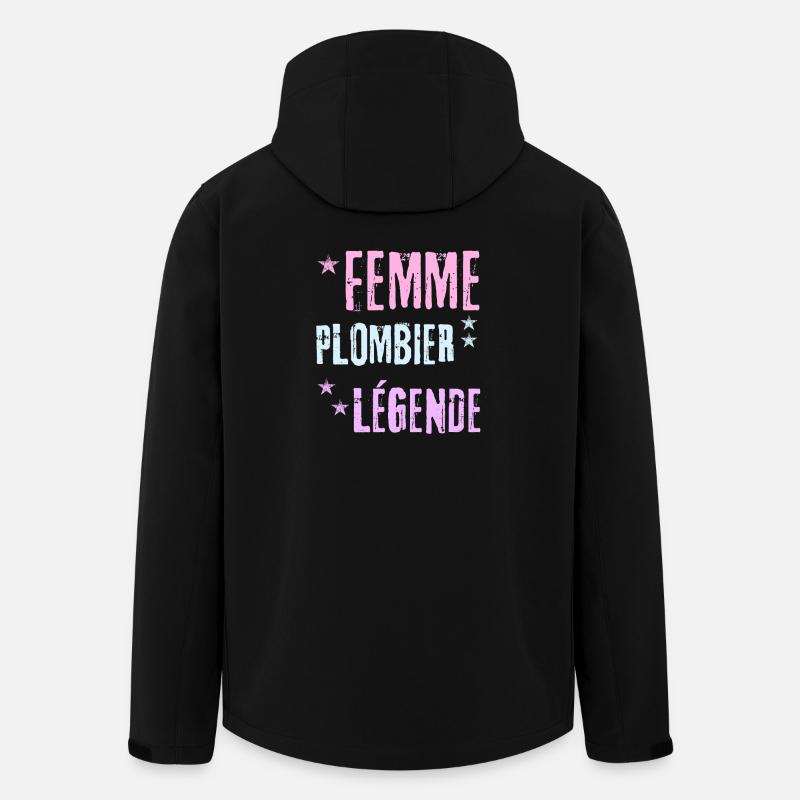 Legendäre Klempnerin - Recycelte Männer Softshell-Jacke von Stanley/Stella - Schwarz