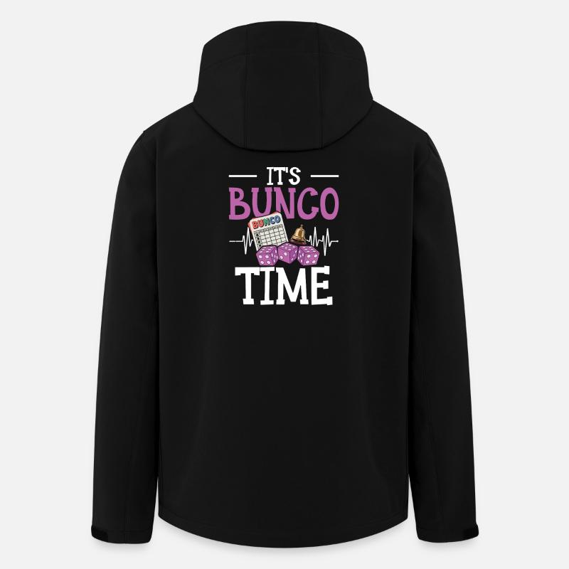 Bunco Players Play Bunco Gift - Men’s Recycled Softshell Jacket by Stanley/Stella - black