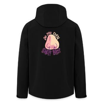 Parfum Collectionneur de parfums Est-ce que tu sens même - Veste softshell homme en polyester recyclé Stanley/Stella - noir - Dos - AI Model Male 185 light (185cm)