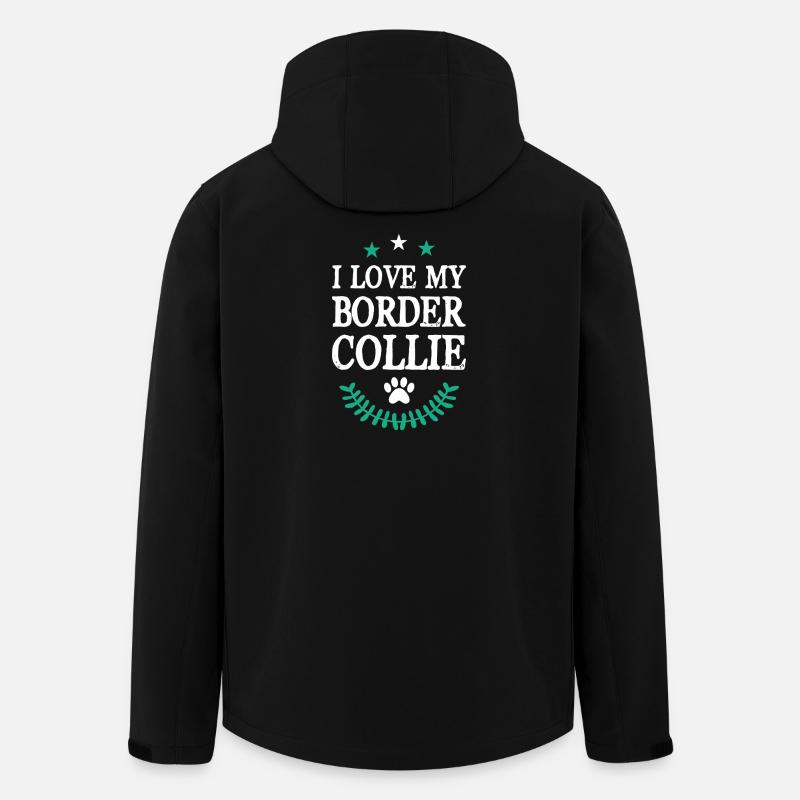 BORDER_COLLIE - Men’s Recycled Softshell Jacket by Stanley/Stella - black