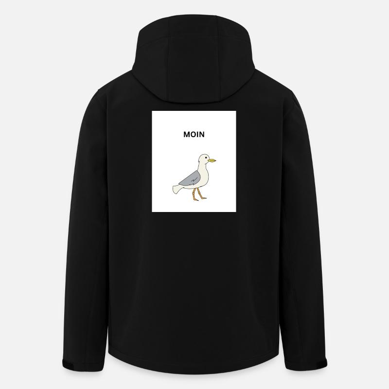 HELLO - Men’s Recycled Softshell Jacket by Stanley/Stella - black