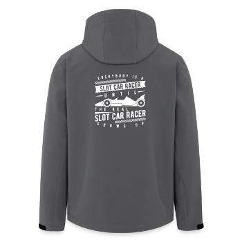 Real Slot Car Racer Shows Up Like Slotrace Gift - Recycelte Männer Softshell-Jacke von Stanley/Stella - Schwarz - Hinten - AI Model Male 185 light (185cm)