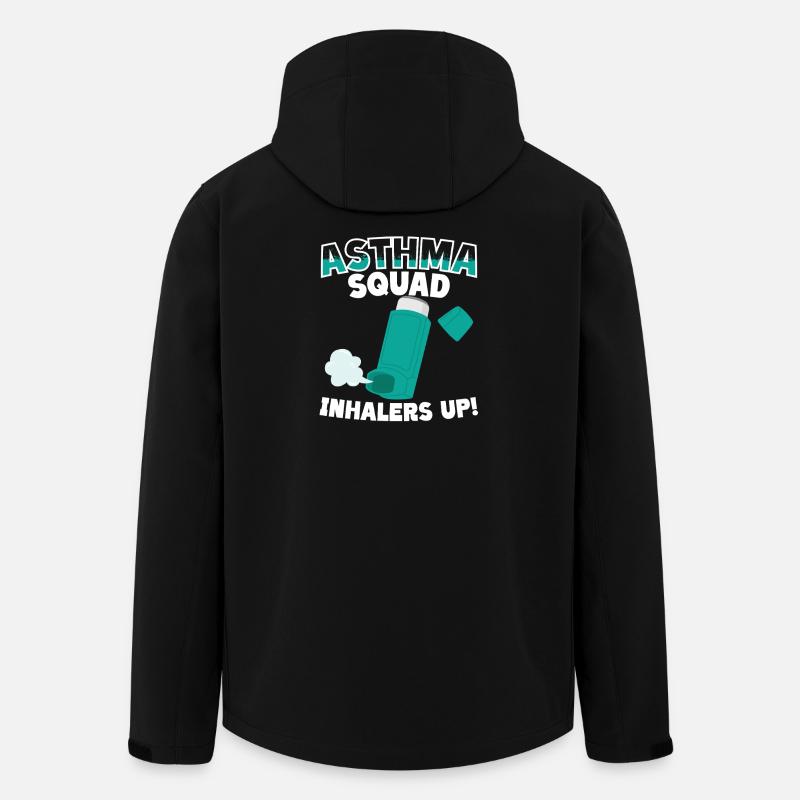 Asthma Squad Inhalers Up Asthmatiker - Recycelte Männer Softshell-Jacke von Stanley/Stella - Schwarz