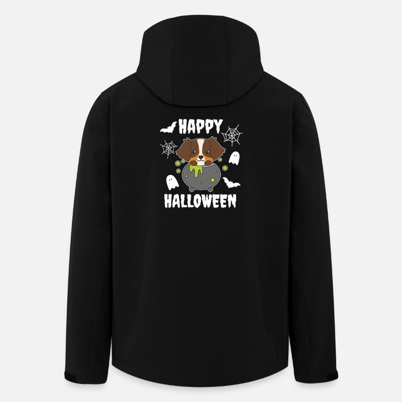 Berger Australien Joyeux Chaudron d’Halloween - Veste softshell homme en polyester recyclé Stanley/Stella - noir