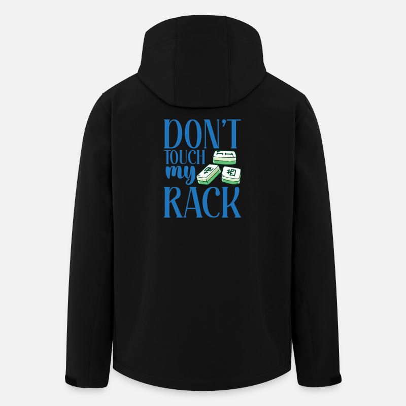 Chinesisches Mahjong Spielsteine Brettspiele - Recycelte Männer Softshell-Jacke von Stanley/Stella - Schwarz