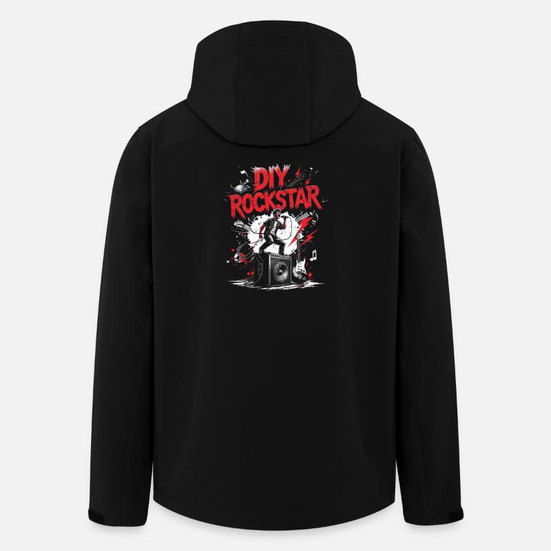 Karaoke Karaokesänger - Recycelte Männer Softshell-Jacke von Stanley/Stella - Schwarz