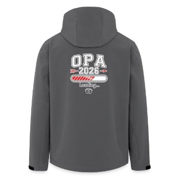 Opa 2026 Loading - Recycelte Männer Softshell-Jacke von Stanley/Stella - Anthrazit - Hinten - AI Model Male 185 light (185cm)