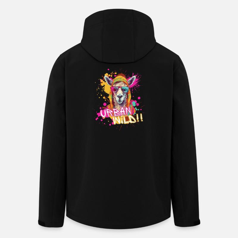 Urban Wild - Recycelte Männer Softshell-Jacke von Stanley/Stella - Schwarz