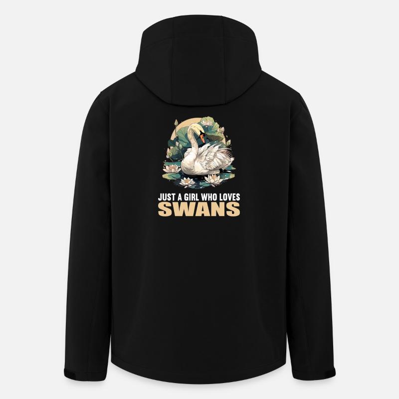 Cygnes Cygne - Veste softshell homme en polyester recyclé Stanley/Stella - noir
