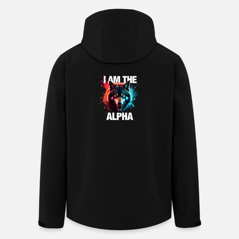 I am the Alpha Wolf - Men’s Recycled Softshell Jacket by Stanley/Stella - black