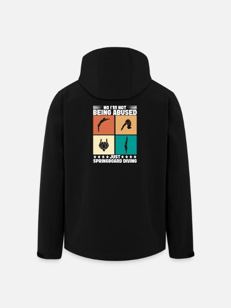 Plongeoir - Veste softshell homme en polyester recyclé Stanley/Stella - noir