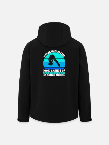 Diving diving board - Men’s Recycled Softshell Jacket by Stanley/Stella - black