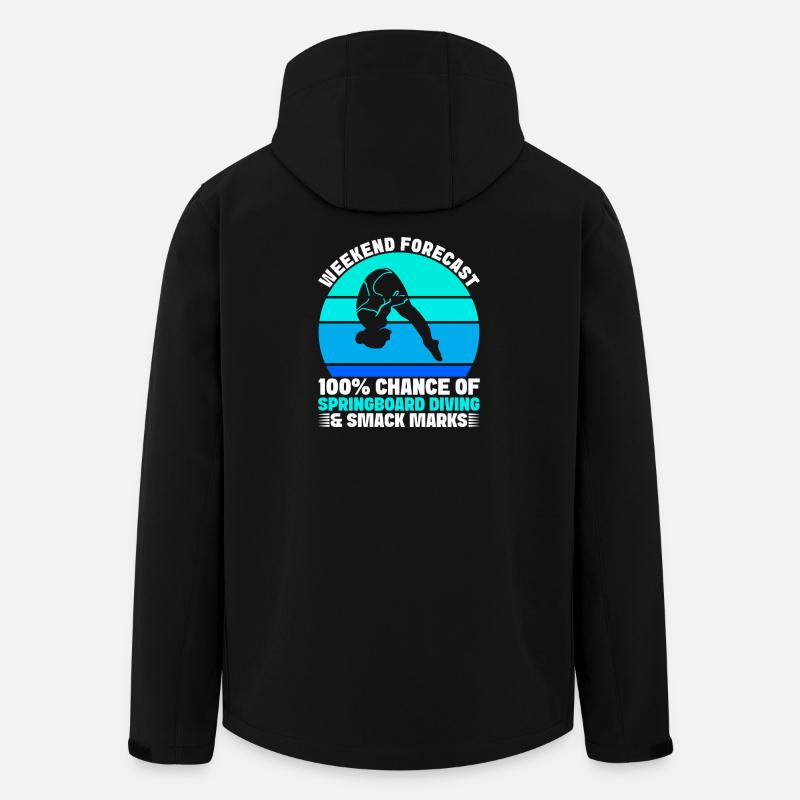Kunstspringen Turmspringer Sprungbrett - Recycelte Männer Softshell-Jacke von Stanley/Stella - Schwarz