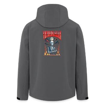 Vétérinaire vétérinaire Vet Halloween - Veste softshell homme en polyester recyclé Stanley/Stella - noir - Dos - AI Model Male 185 light (185cm)