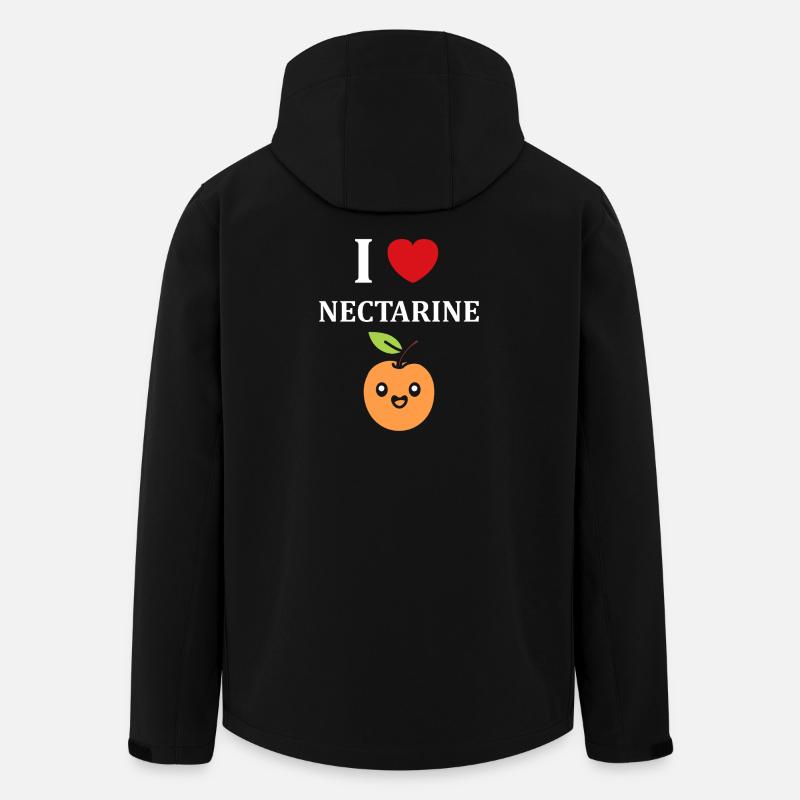Whimsical Nectarine Love T-Shirt - Men’s Recycled Softshell Jacket by Stanley/Stella - black