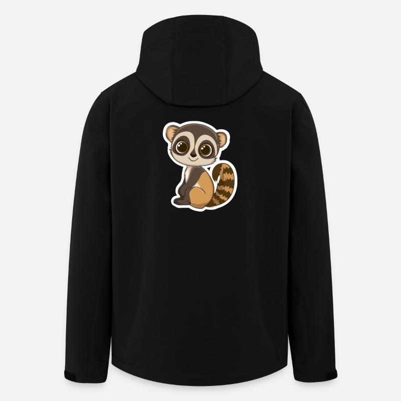 Lemur - Recycelte Männer Softshell-Jacke von Stanley/Stella - Schwarz