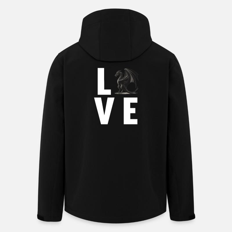 Dragon Dragon - Veste softshell homme en polyester recyclé Stanley/Stella - noir