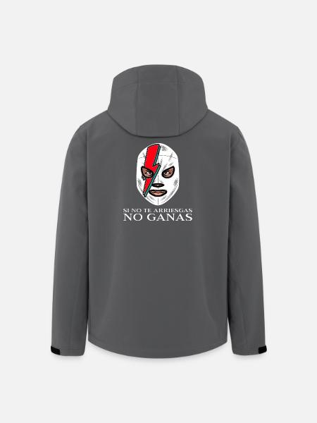si_no_te_arriesgas_no_ganas - Men’s Recycled Softshell Jacket by Stanley/Stella - black