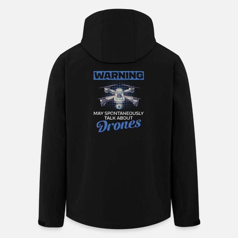 Funny drone sayings pilot - Men’s Recycled Softshell Jacket by Stanley/Stella - black