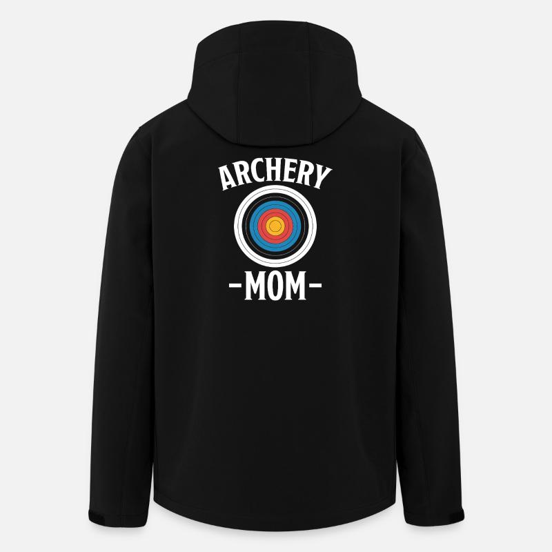Bogenschießen Spruch Mutter Bogenschießen Geschenk - Recycelte Männer Softshell-Jacke von Stanley/Stella - Schwarz