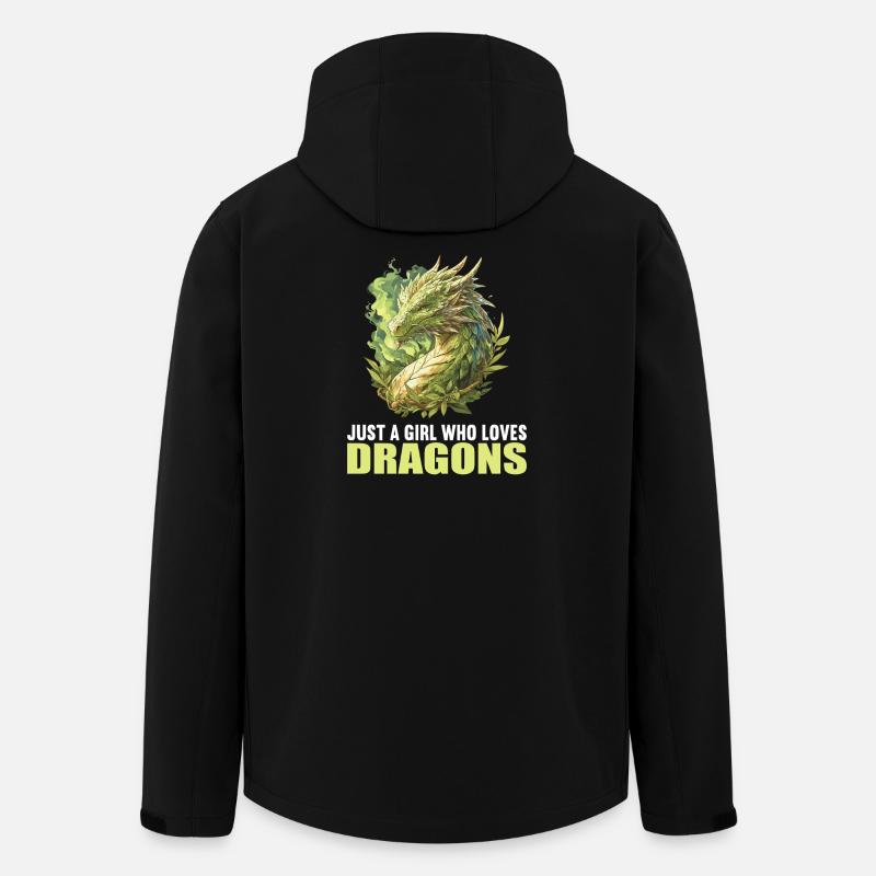 Drachen Drache - Recycelte Männer Softshell-Jacke von Stanley/Stella - Schwarz