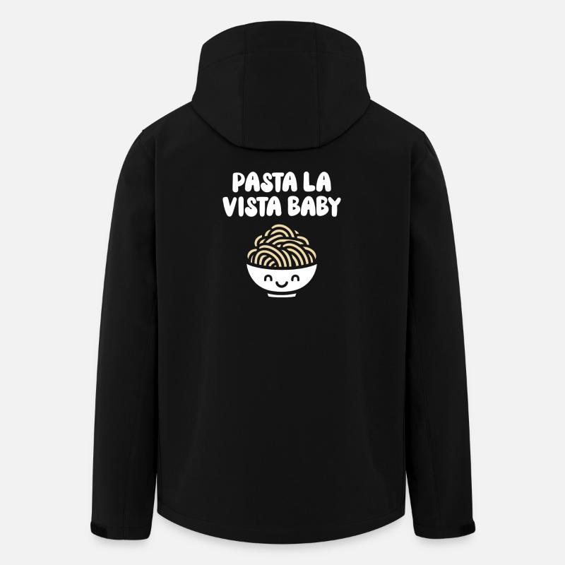 Pâtes la vista bébé - Veste softshell homme en polyester recyclé Stanley/Stella - noir