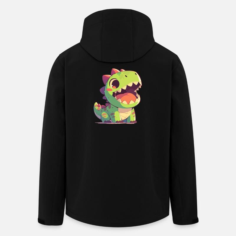 Dino Dinosaure Dinosaure - Veste softshell homme en polyester recyclé Stanley/Stella - noir