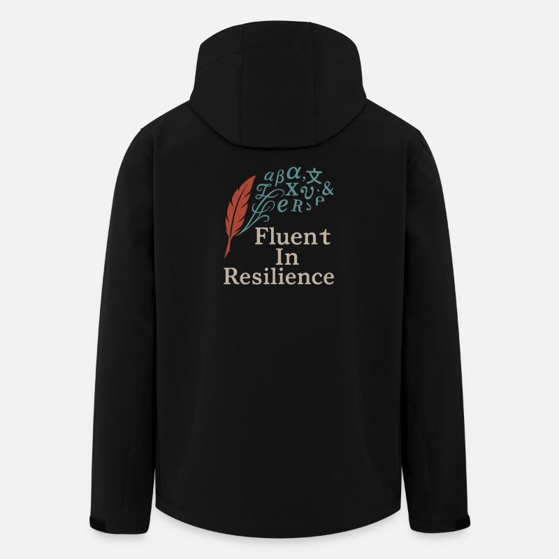 Indigene Sprache Revitalisierung Muttersprachler - Recycelte Männer Softshell-Jacke von Stanley/Stella - Schwarz