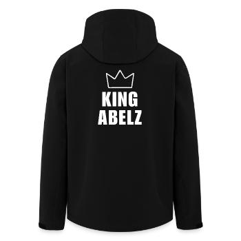Abelz King Crown Fathers Day T Shirt Men - Men’s Recycled Softshell Jacket by Stanley/Stella - black - Back - AI Model Male 185 light (185cm)